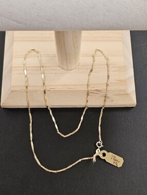 14k Gold Necklace 18 Inch
